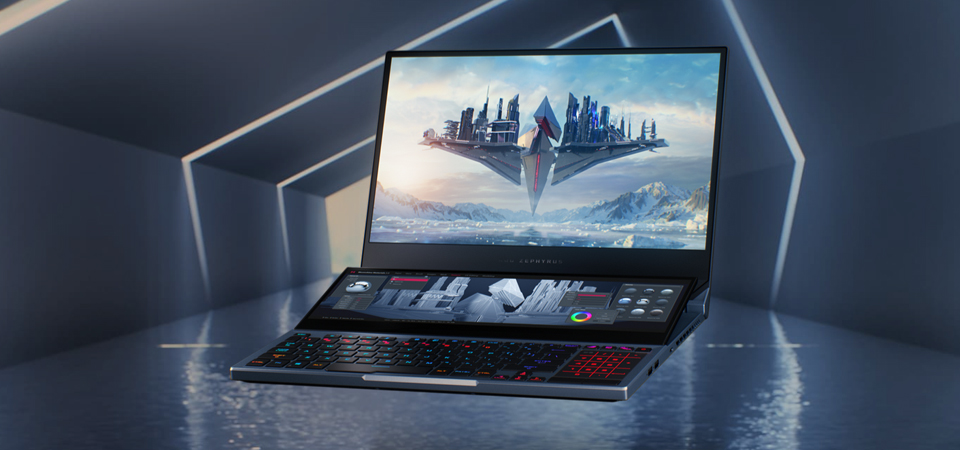 Dual Screen Laptop Asus Rog Zephyrus Duo 15 Gaming Buy ASUS ROG