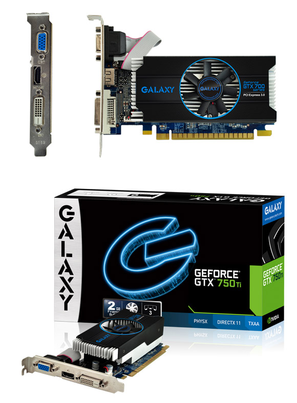 Buy Galaxy GeForce GTX 750 Ti Slim OC 2GB [GXY-GTX750TI-2GD5] PC