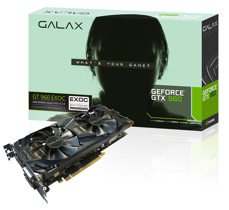 Gpu Boost Galax 960 2gb Galax GeForce GTX 960 EXOC 2GB