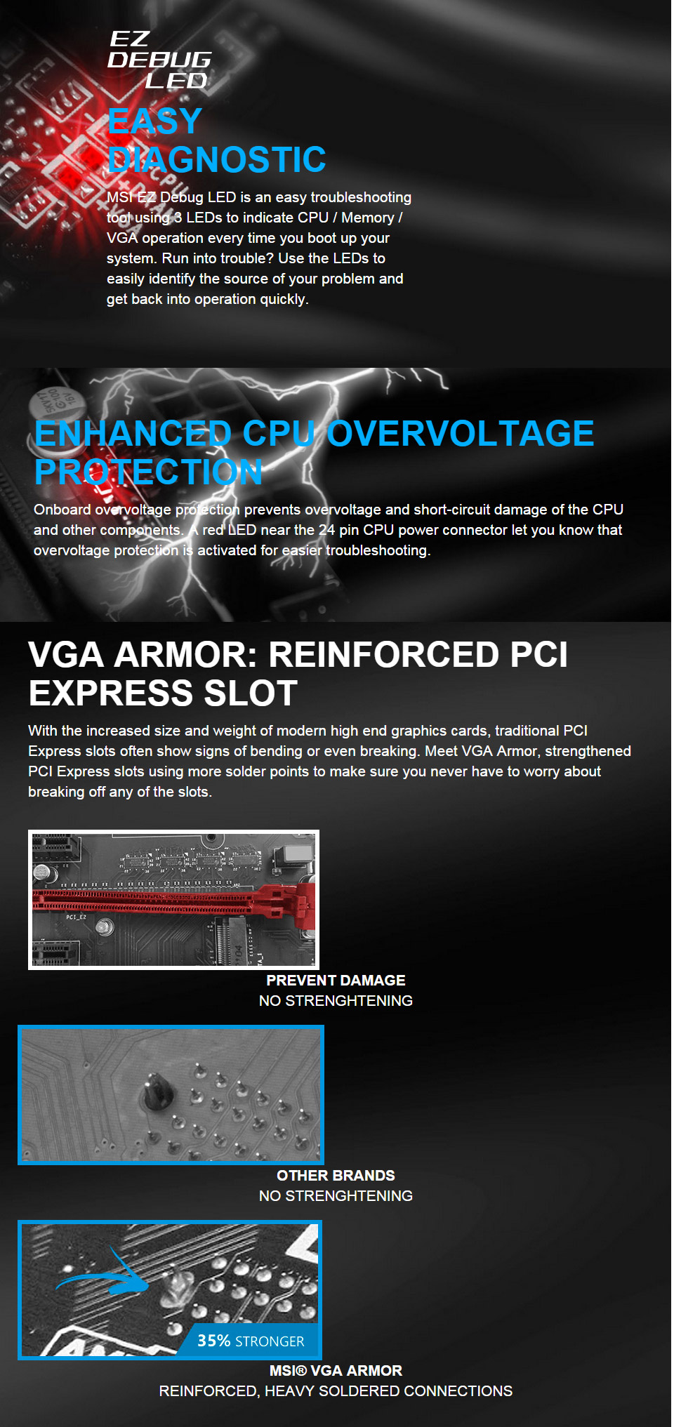 Buy MSI H170M Pro-VDH Motherboard [H170M-PRO-VDH] | PC Case Gear Australia