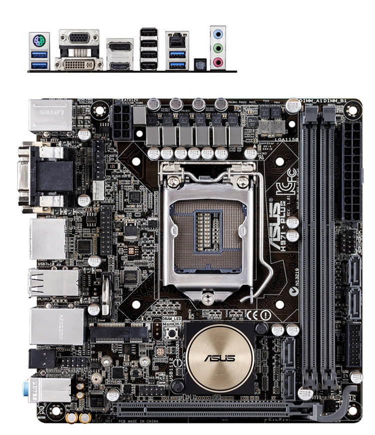 Buy ASUS H97I-PLUS Motherboard [H97I-PLUS] | PC Case Gear Australia