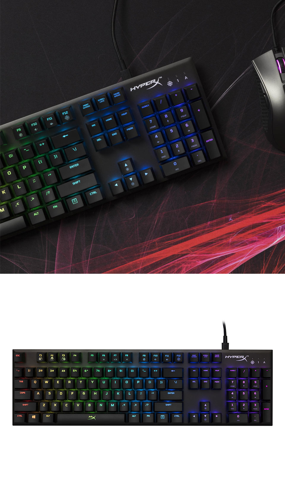 Buy HyperX Alloy FPS RGB Gaming Keyboard Speed Silver [HX-KB1SS2