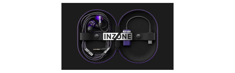 Sony InZone Wired Pro In-Ear Headphones Black Feature 7