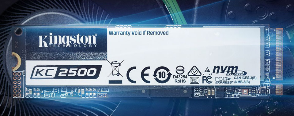 Buy Kingston KC2500 M.2 NVMe SSD 250GB [SKC2500M8/250G] | PC Case Gear ...