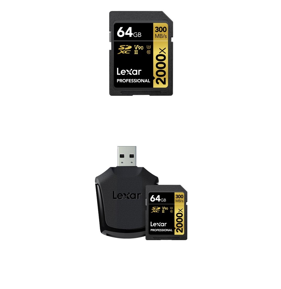 Buy Lexar Professional 2000x SDXC UHSII 64GB [LSD64GCB2000R] PC Case