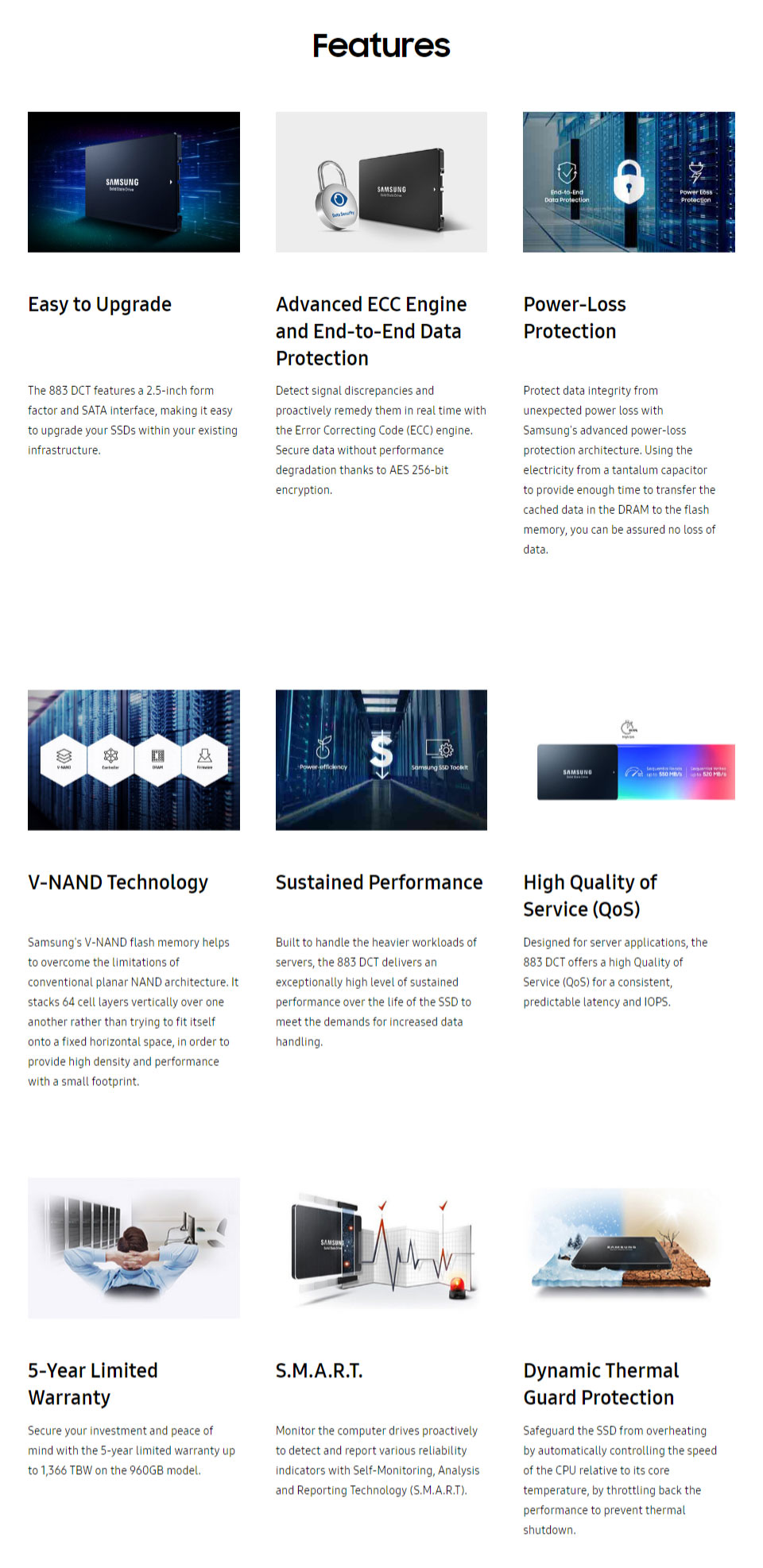 Samsung Enterprise SSD 883 DCT SATA 960GB