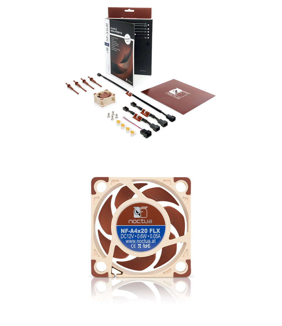 Buy Noctua NFA4x20 40mm FLX 5000RPM Fan [NFA4x20FLX] PC Case Gear