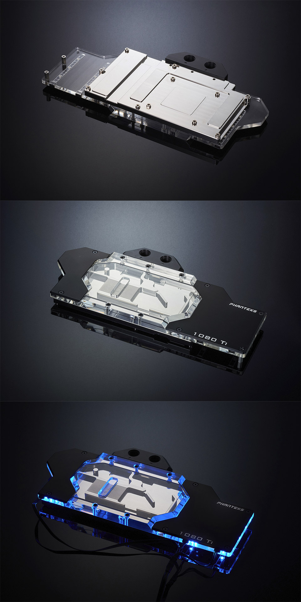 Buy Phanteks G1080Ti GTX 1080 Ti FE GPU Water Block Black [PH