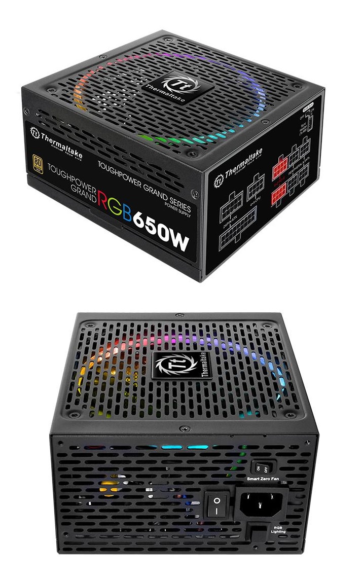 Buy Thermaltake Toughpower Grand Sync Rgb Gold 650w Power Supply Ps Tpg 0650fpcgau S Pc Case Gear Australia