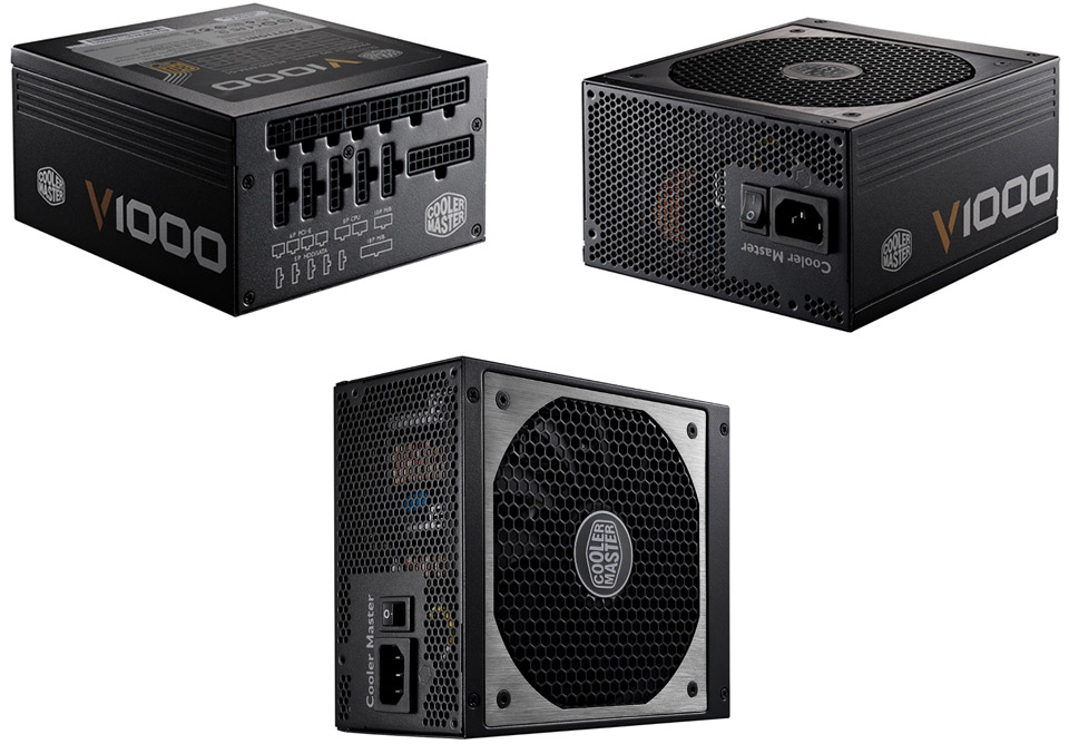 Buy CoolerMaster V1000 80 Plus Gold Power Supply [PSCM-VANGU1000W] | PC ...