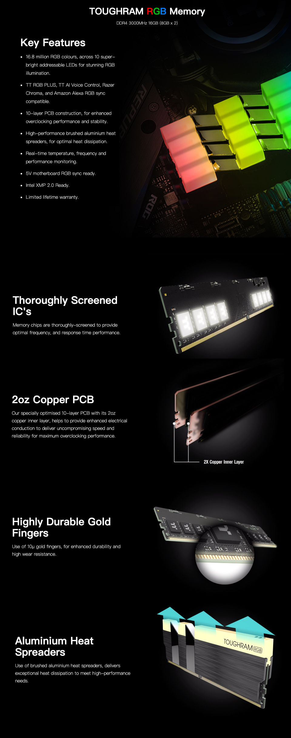 Thermaltake Ddr4 3000mhz Ram Support Motherboard Buy Thermaltake