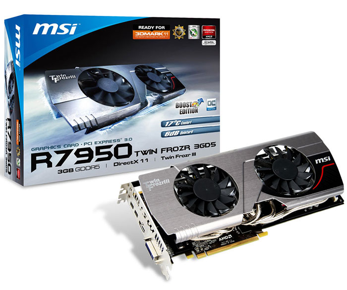 Buy MSI Radeon HD7950 3GB Twin Frozr III Boost Edition [R7950-TF-3GD5OC ...