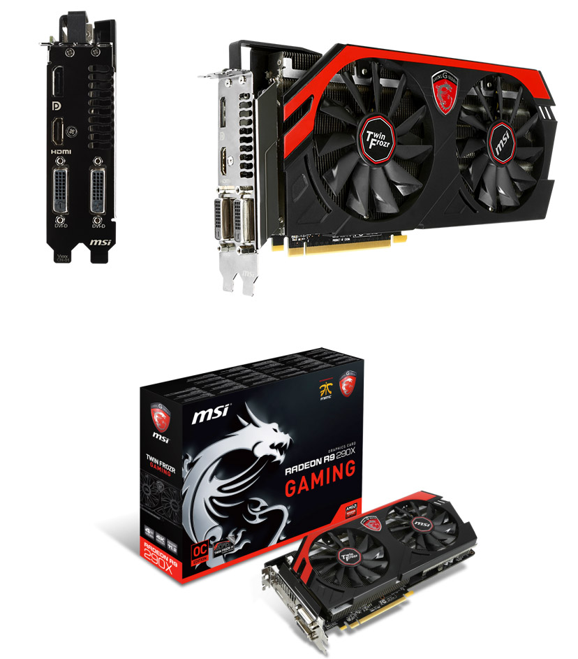 Buy MSI Radeon R9 290X Gaming 4GB [R9290X-GAMING-4G] | PC Case Gear ...
