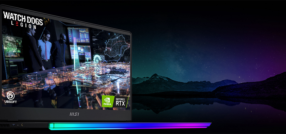 MSI Raider GE67 HX Core i7 RTX 3070 Ti 15.6in 240Hz Laptop feature
