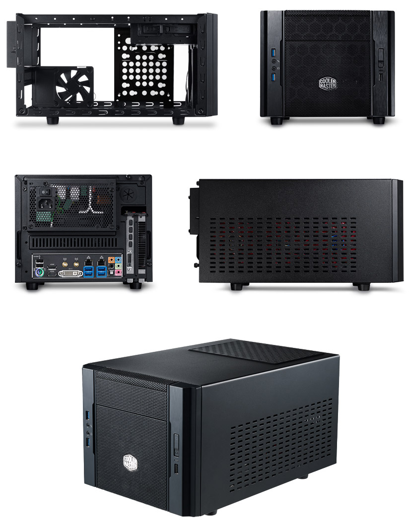Buy Cooler Master Elite 130 Mini ITX Case [RC130KKN1] PC Case Gear Australia
