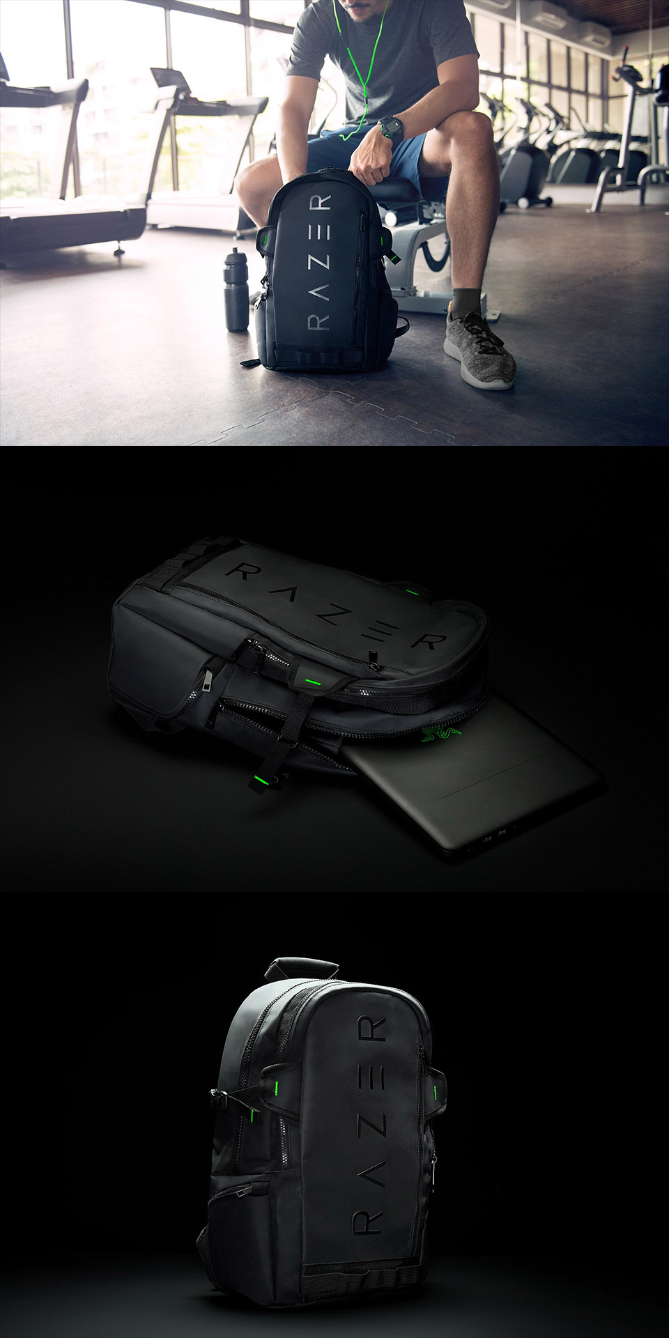 Buy Razer Rogue Backpack [RC81-02410101-0500-BAG] | PC Case Gear Australia