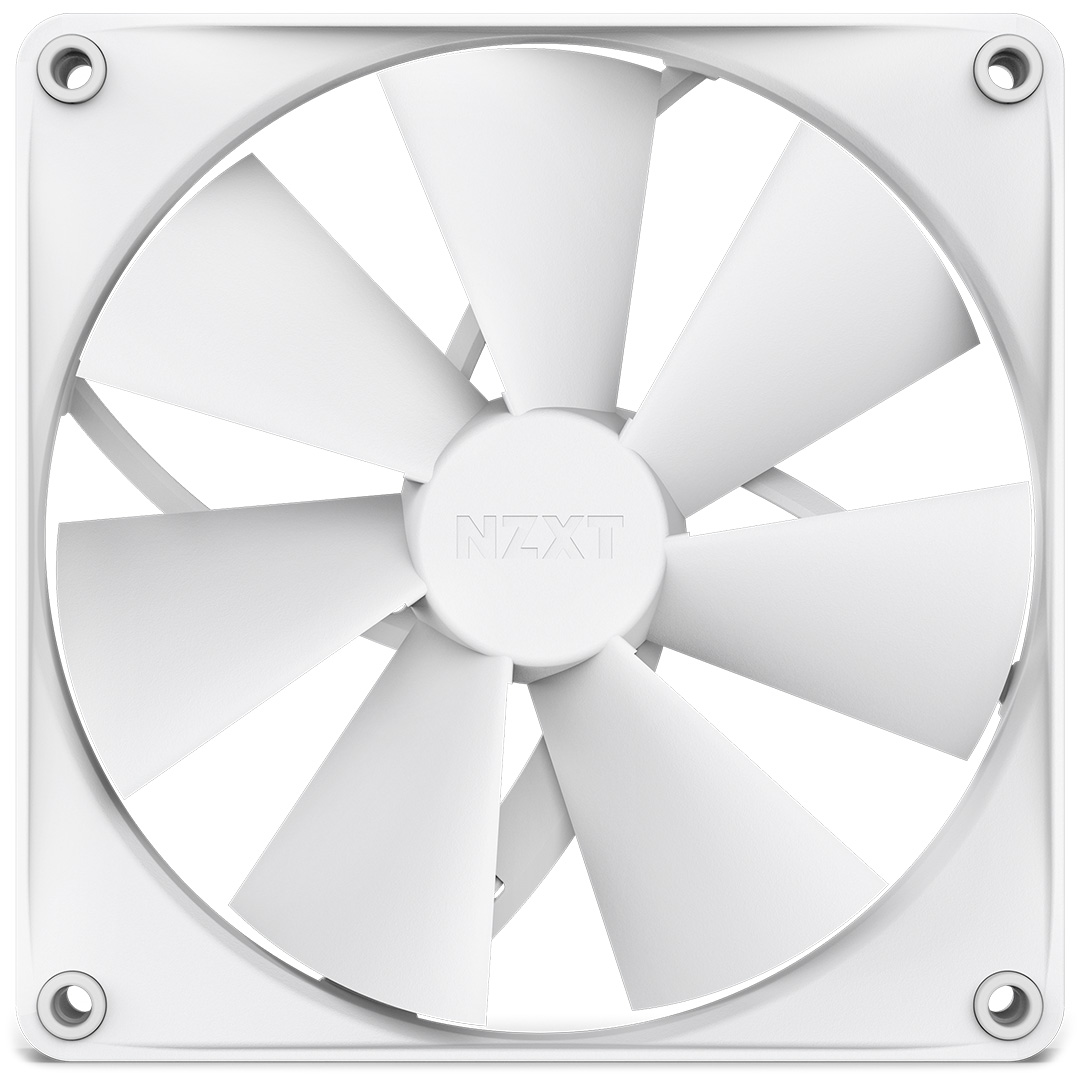 Buy NZXT F140P Static Pressure Fan 140mm PWM White [RFP14SFW1]