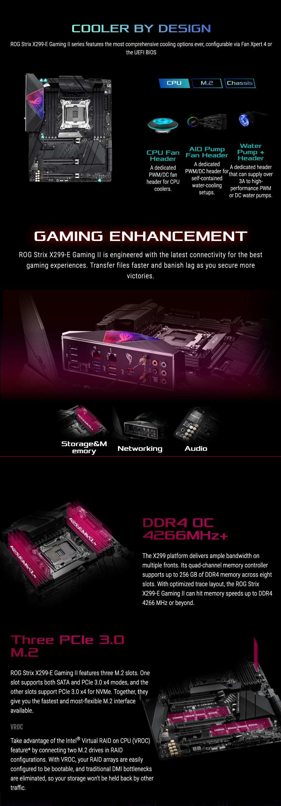 ASUS Strix X299-E Gaming II Motherboard features 3