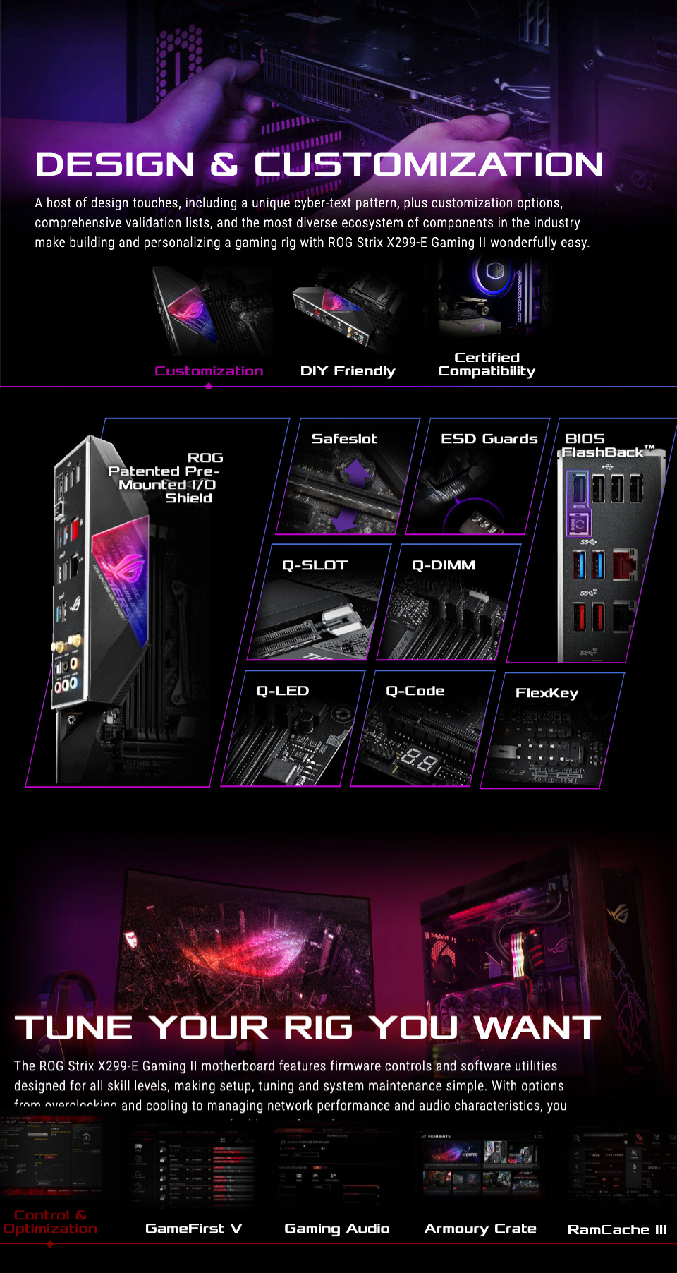 ASUS Strix X299-E Gaming II Motherboard features 4