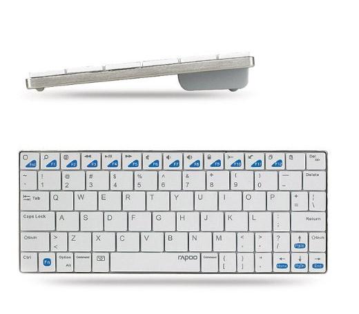 Buy Rapoo E6300 Compact Bluetooth Keyboard White [RP-E6300-WH] | PC ...