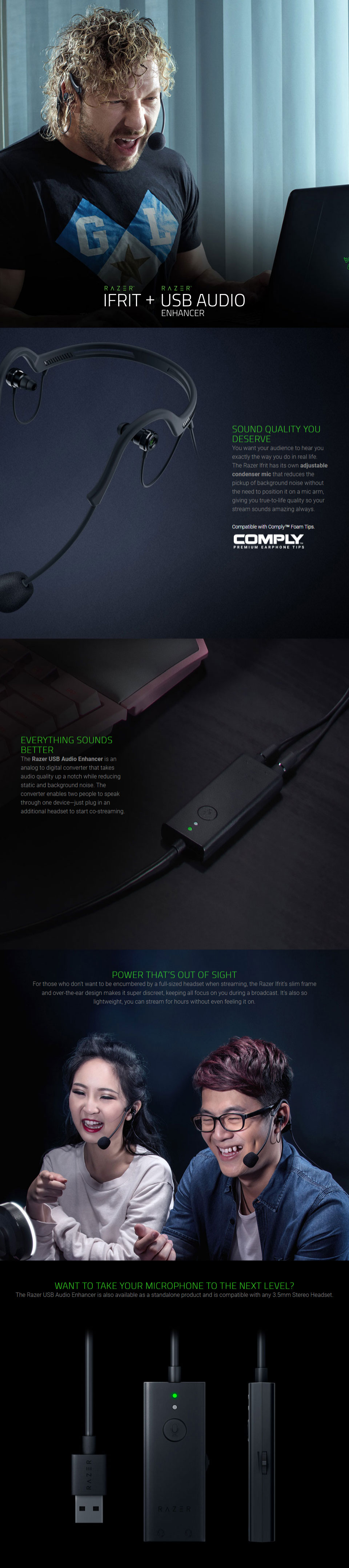 Buy Razer Ifrit with USB Audio Enhancer [RZ82-02300100] | PC Case