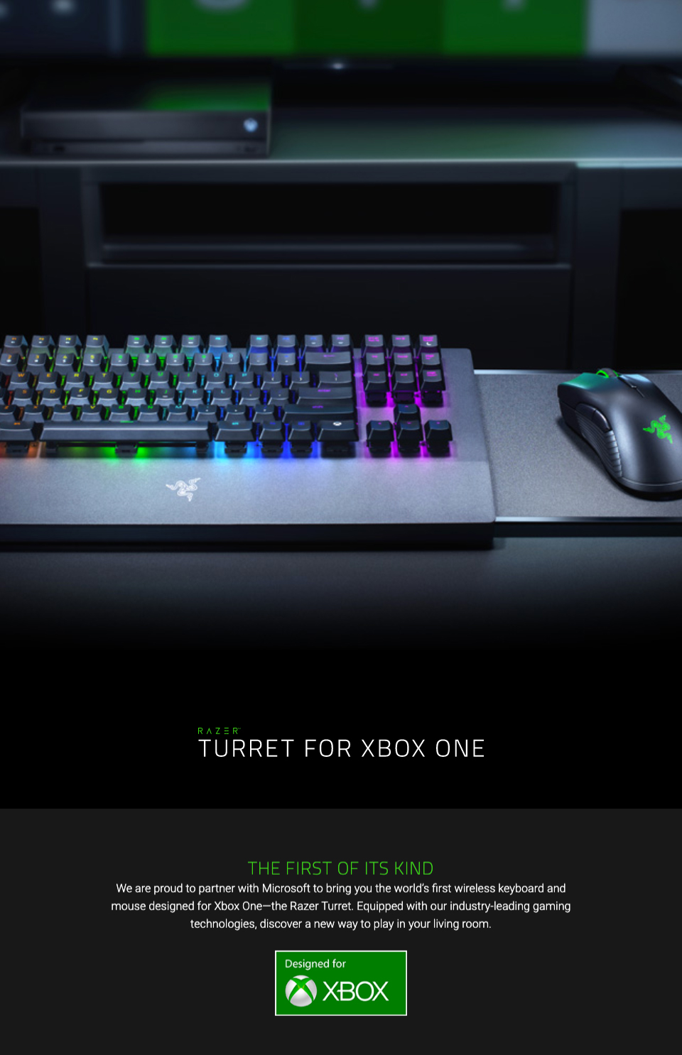 Buy Razer Turret Wireless Keyboard Mouse for Xbox One [RZ8402820200