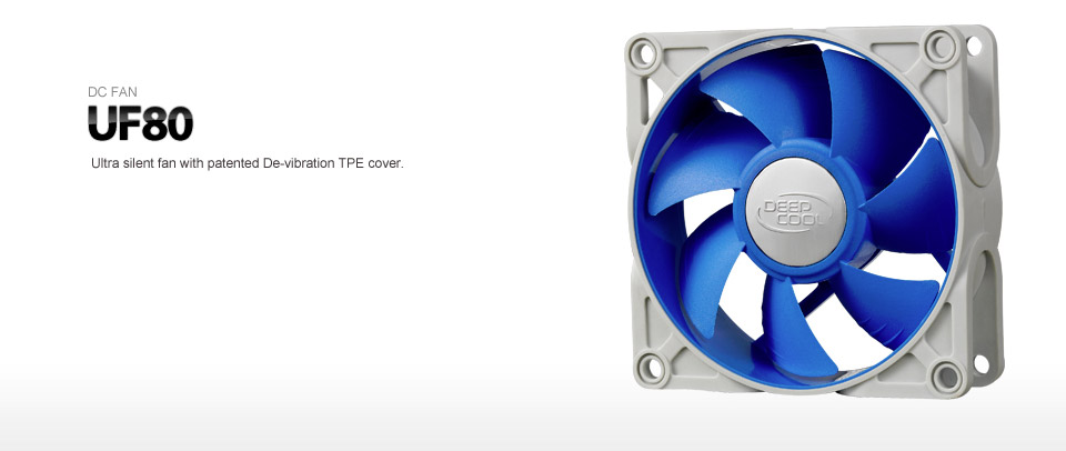 Buy Deepcool Ultra Silent 80mm Ball Bearing Fan [SF-UF80] | PC Case ...