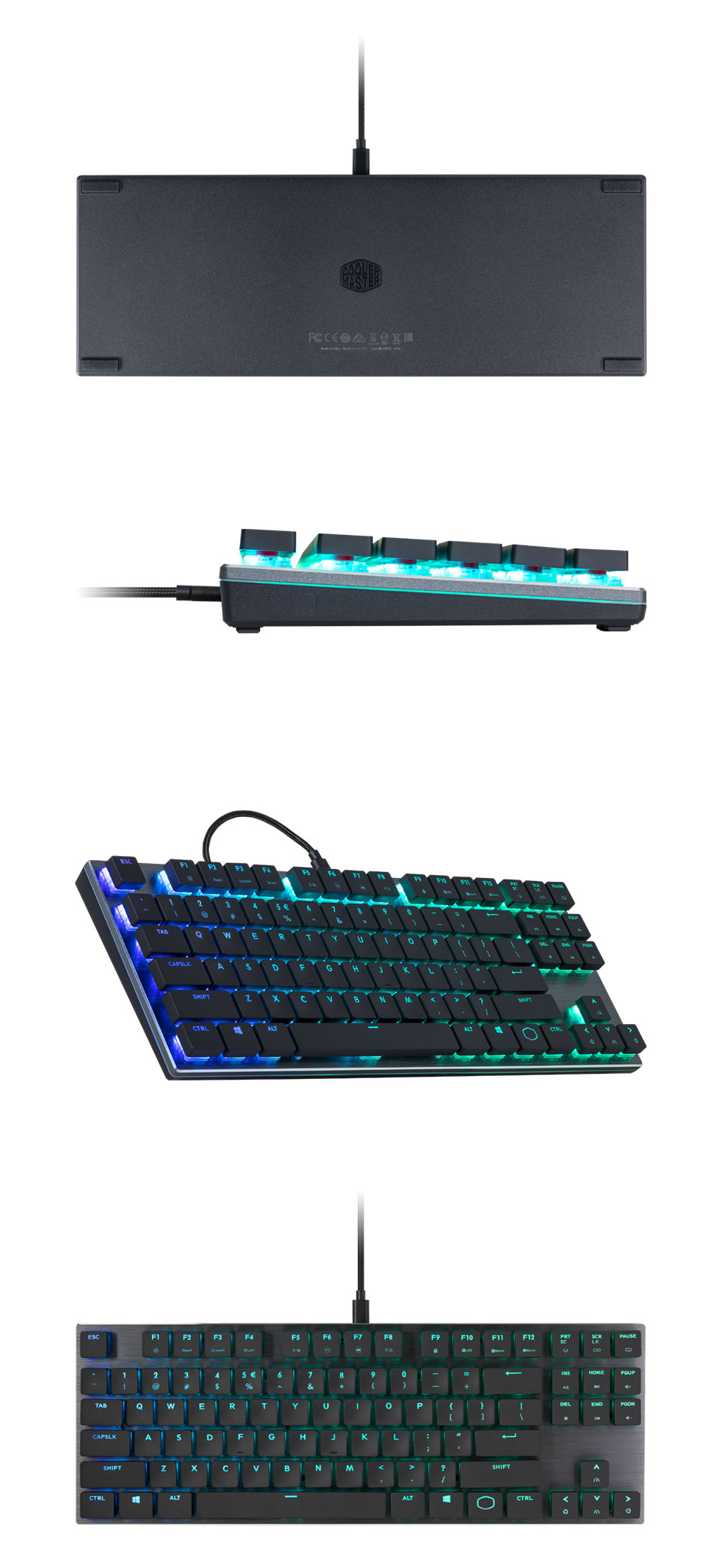 Buy Cooler Master MasterKeys SK630 RGB Low Profile MX Red TKL [SK-630 ...