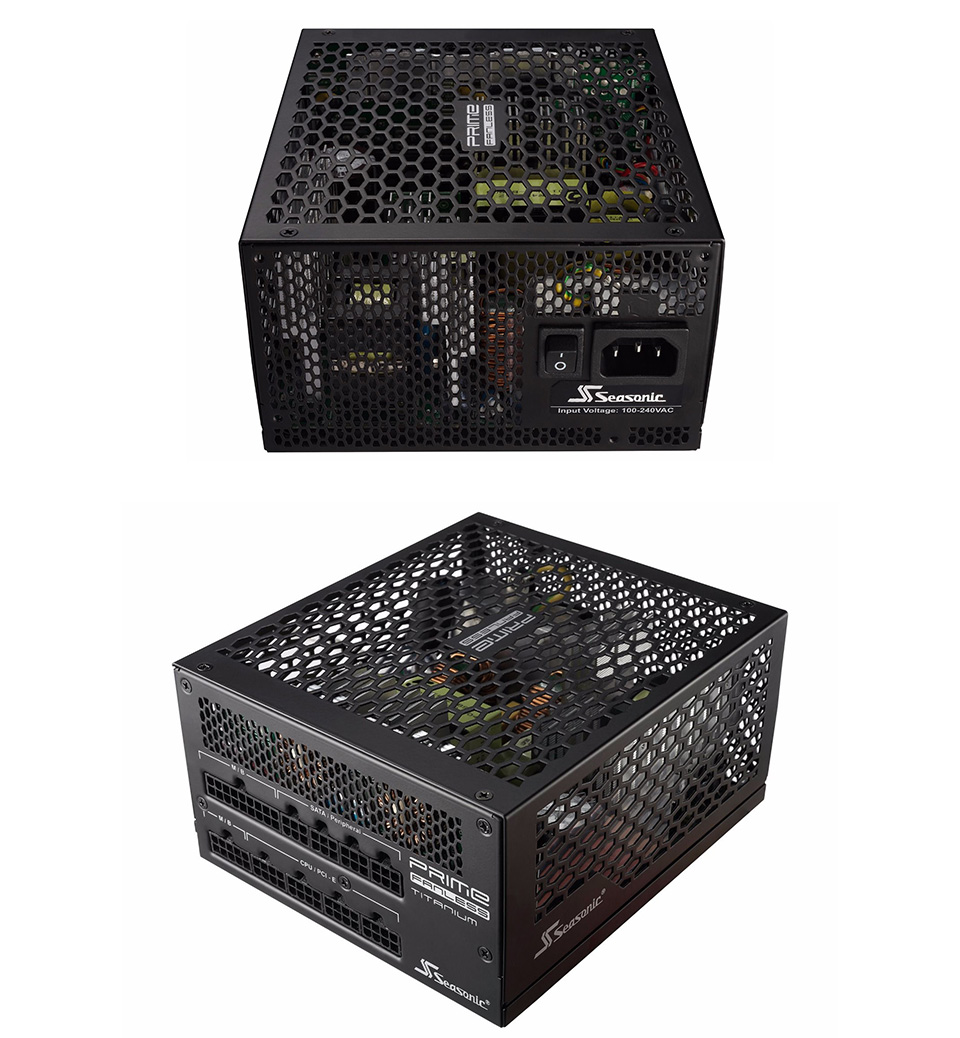 Buy Seasonic Prime Titanium Fanless 600W Power Supply [SSR600TL] PC Case Gear Australia