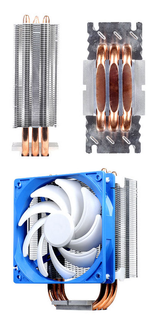 SilverStone AR01 Argon Heatsink Fan Cooler Intel/AMD 120mm Fan SST...