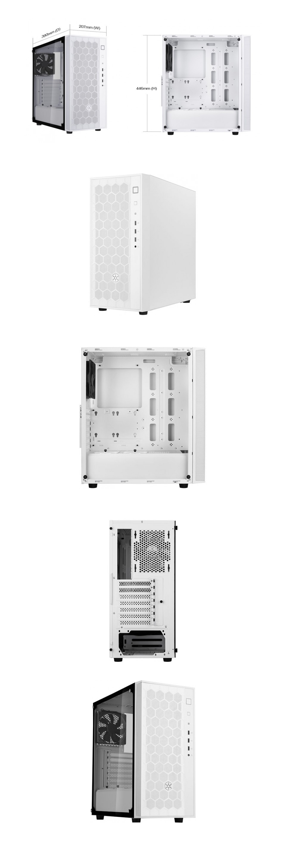 SilverStone Fara FAR1 Case White product
