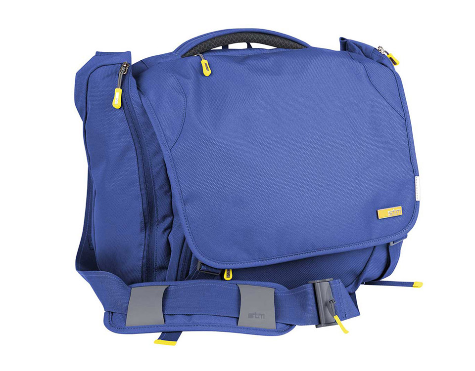 Buy STM Velo 2 15in Laptop Shoulder Bag Blue [STM112025P25] PC Case Gear Australia