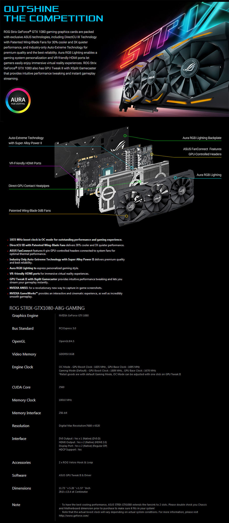 Asus strix gtx1080 online a8g