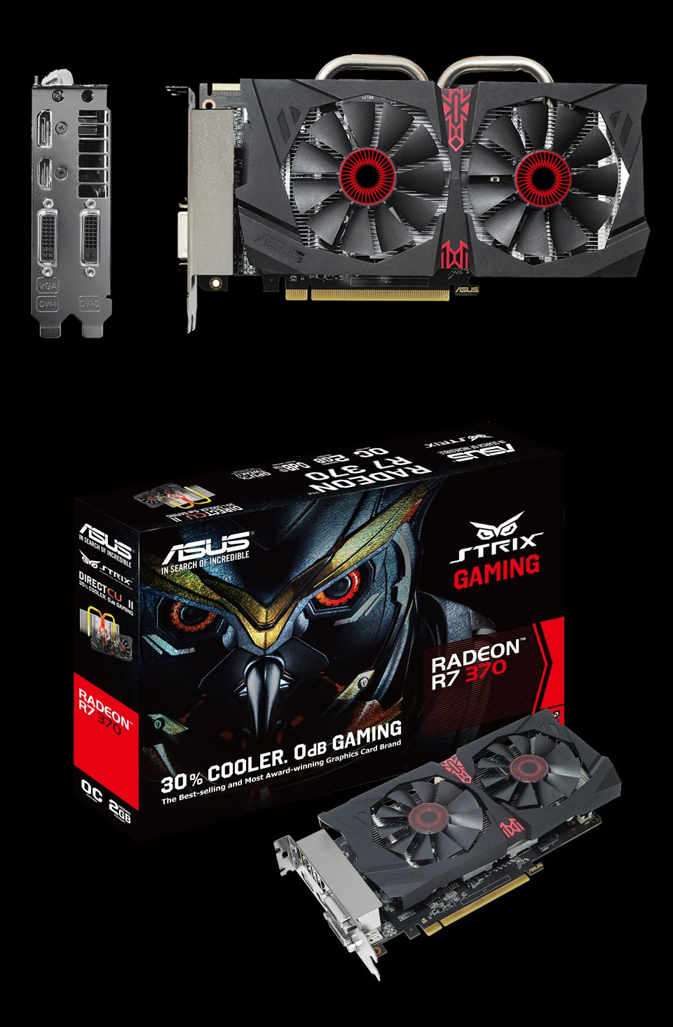 Buy ASUS Radeon R7 370 Strix DirectCU II OC 2GB [STRIX-R7370-DC2OC-2GD5 ...