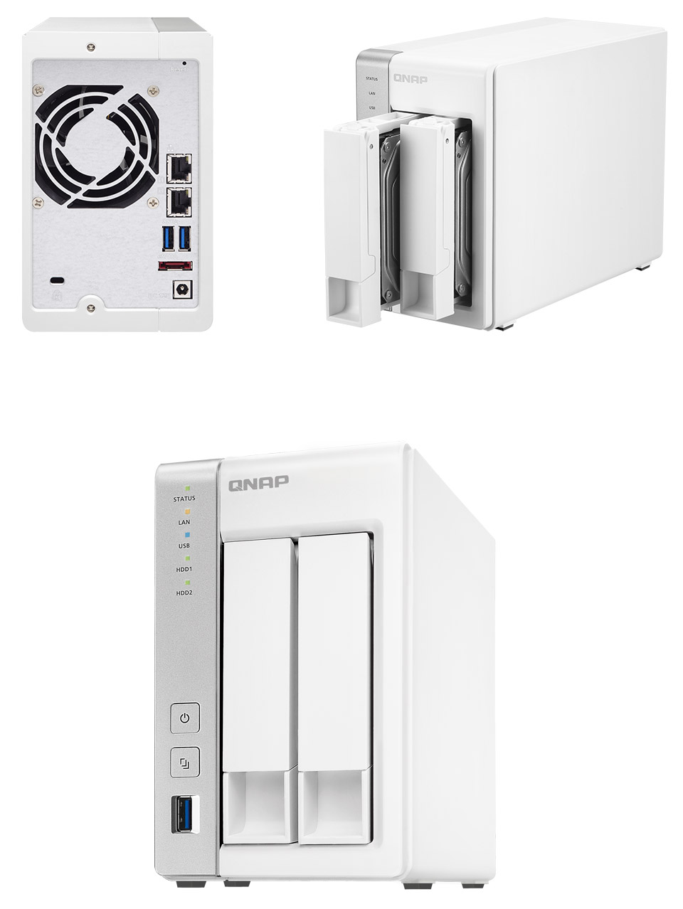 Buy QNAP TS-231 2 Bay NAS [TS-231] | PC Case Gear Australia
