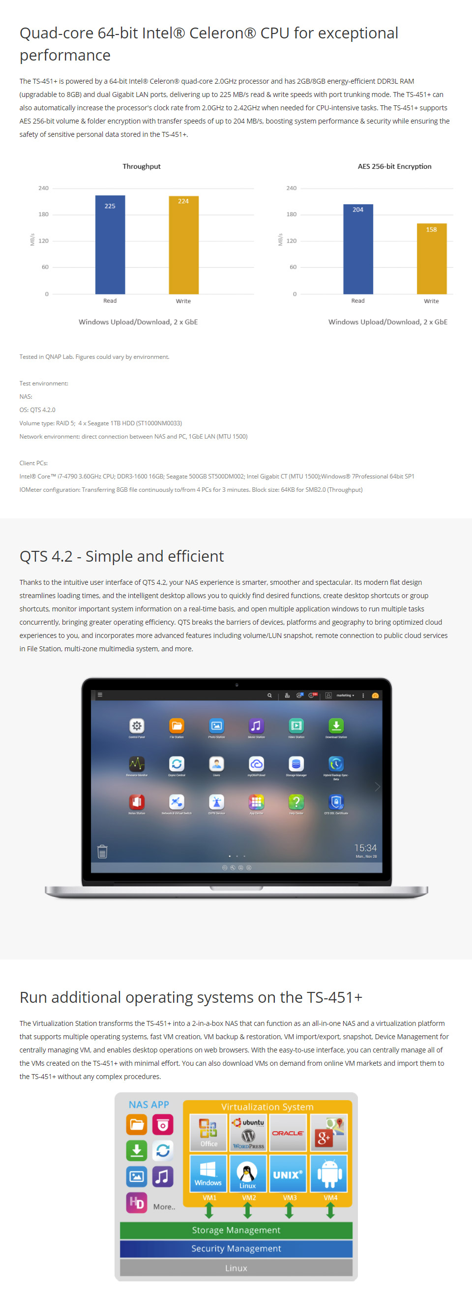 Buy QNAP TS-451+ 4 Bay NAS with 8GB Ram [TS-451+8G] | PC Case Gear ...