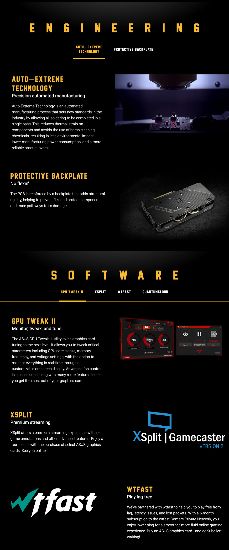 ASUS GeForce GTX 1660 Super TUF Gaming X3 OC 6GB ASUS GeForce GTX 1660 Super TUF Gaming X3 OC 6GB features 2
