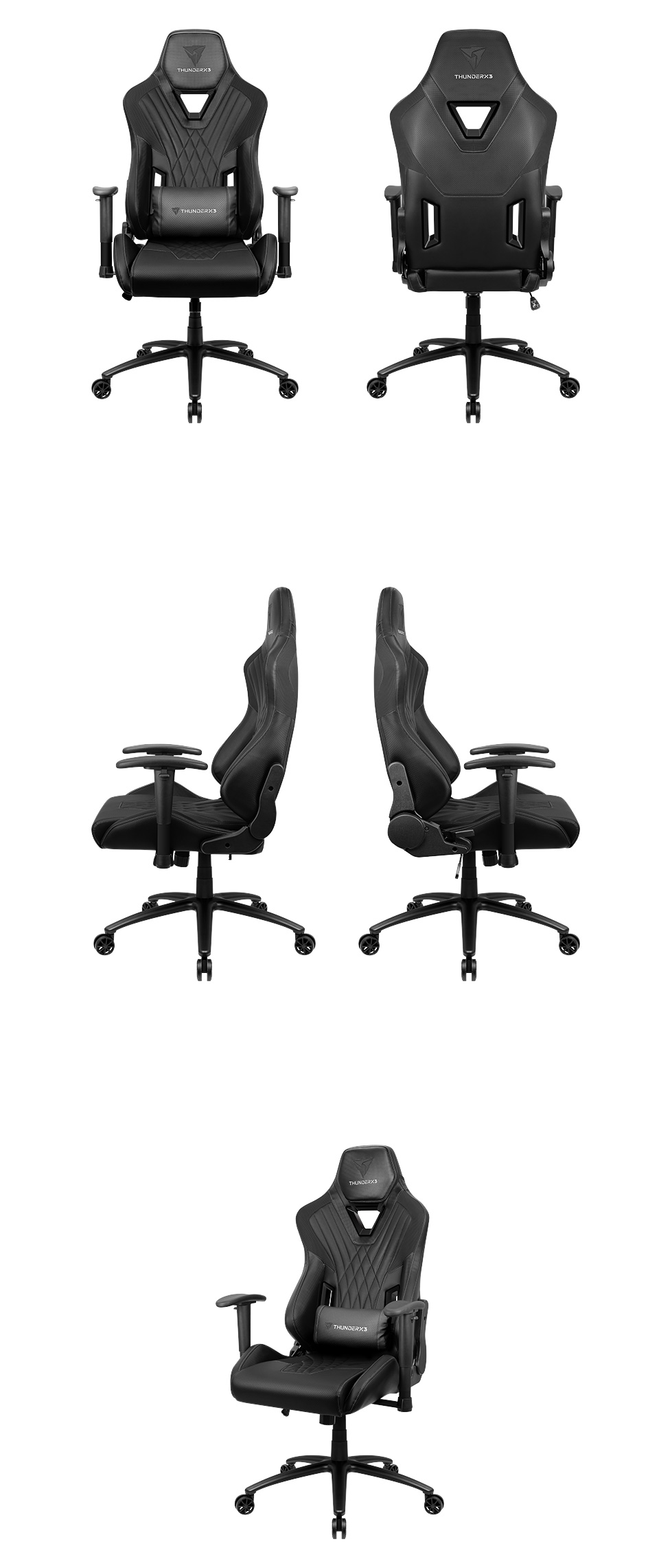 Aerocool ThunderX3 DC3 Black Gaming Chair Aerocool ThunderX3 DC3 Gaming Chair Black product