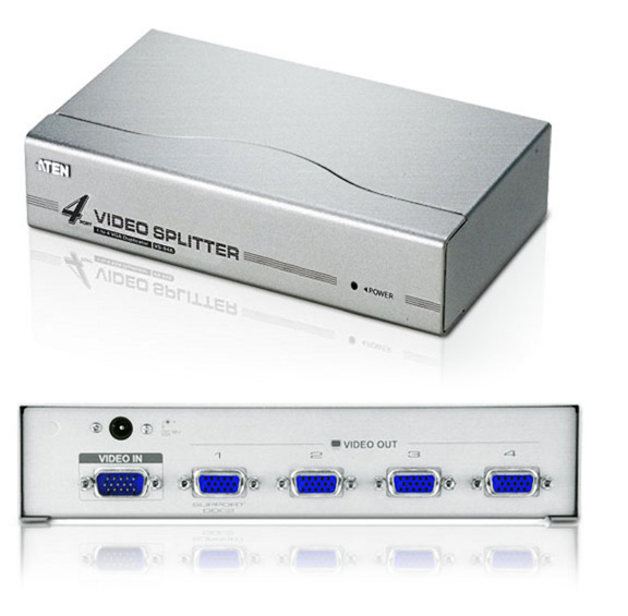 VS94A 4 WAY VGA VIDEO DISTRIBUTION AMPLIFIER SPLITTER ATEN VS94A-AT-U main image 1