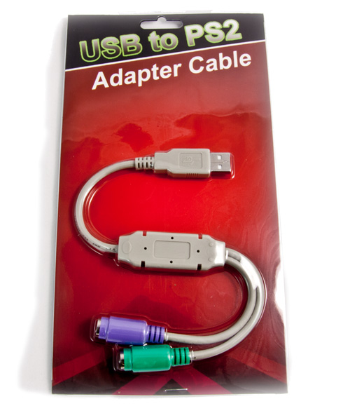 Buy Wicked Wired 32cm USB 2.0 To PS2 Female Adapter Cable [WW-D-USB ...
