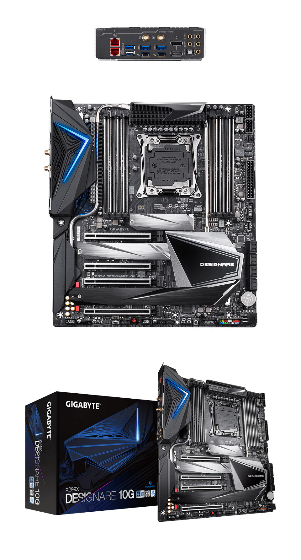 Buy Gigabyte X299X Designare RGB Motherboard [X299XDESIGNARE10G] PC