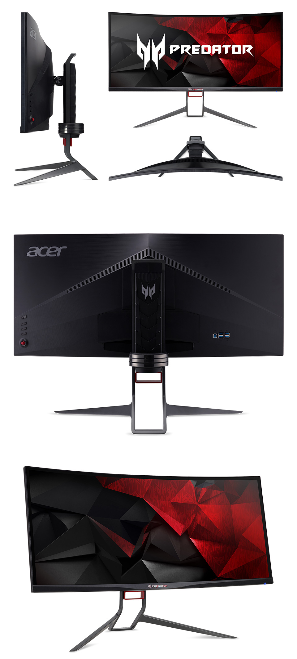 Buy Acer Predator X34p Ultrawide Qhd 100hz G Sync Ips 34in Monitor X34p Pc Case Gear Australia 