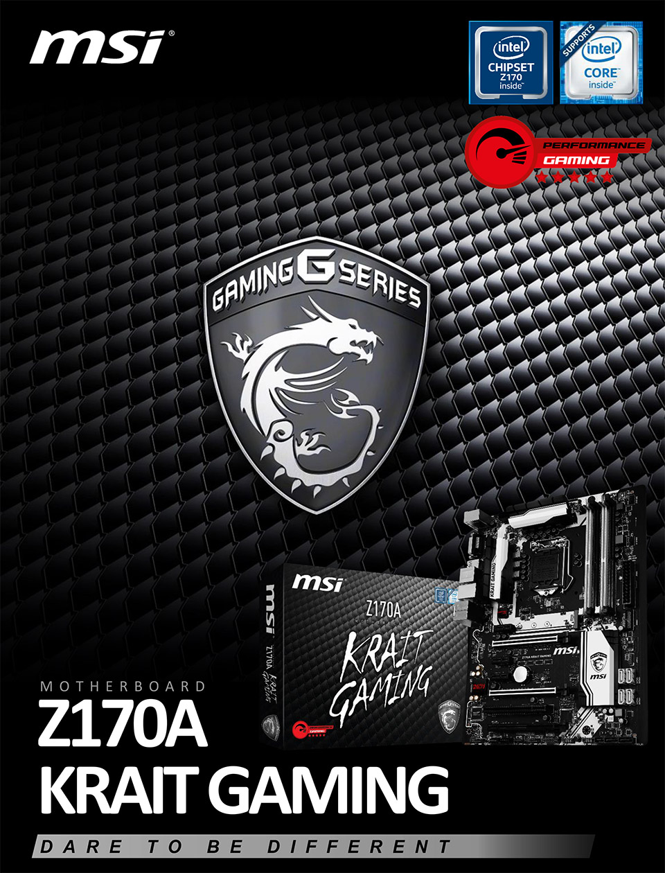 Buy MSI Z170A Krait Gaming Motherboard [Z170A-GAMING-KRAIT] | PC Case ...