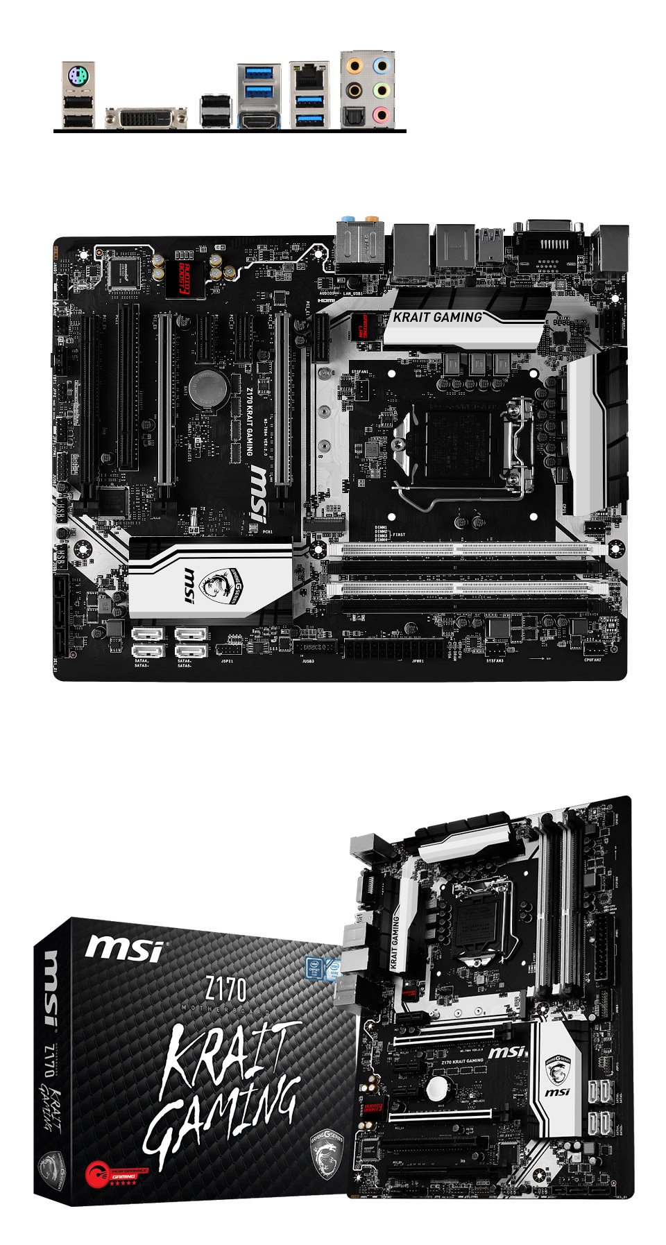 Buy MSI Z170A Krait Gaming Motherboard [Z170AGAMINGKRAIT] PC Case