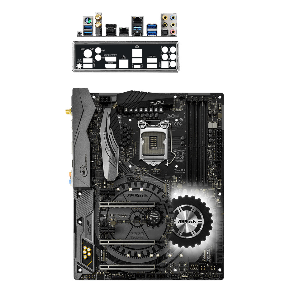 Buy ASRock Z370 Taichi Motherboard [Z370-TAICHI] | PC Case Gear