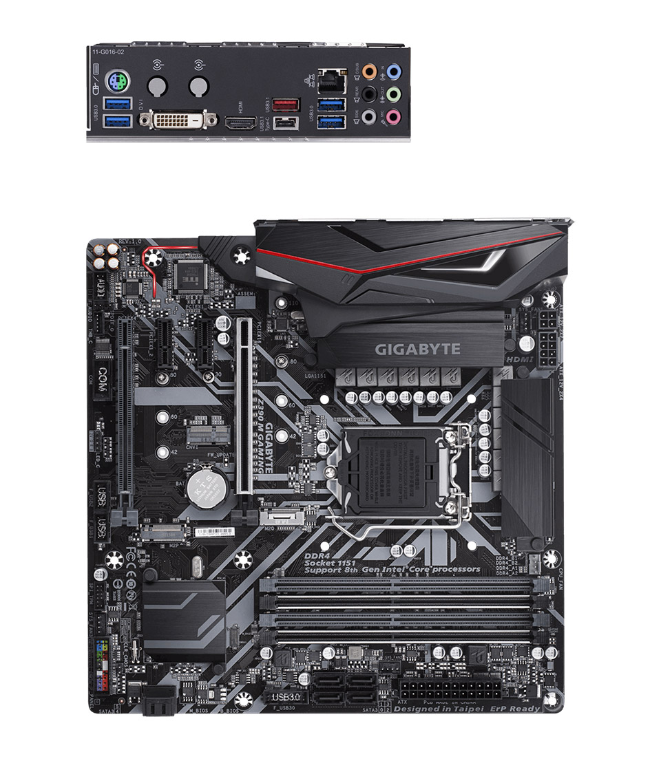 Buy Gigabyte Z390M Gaming Motherboard [Z390MGAMING] PC Case Gear