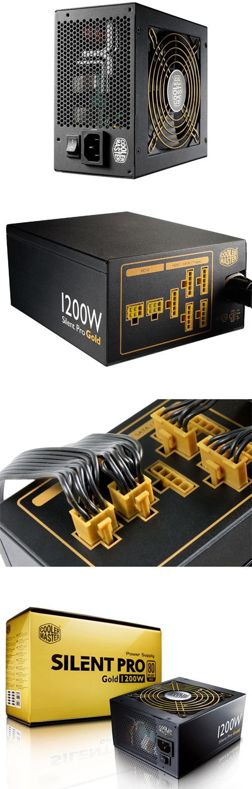 Cooler Master SILENT PRO GOLD 550W - 80 Plus Gold Power Supply