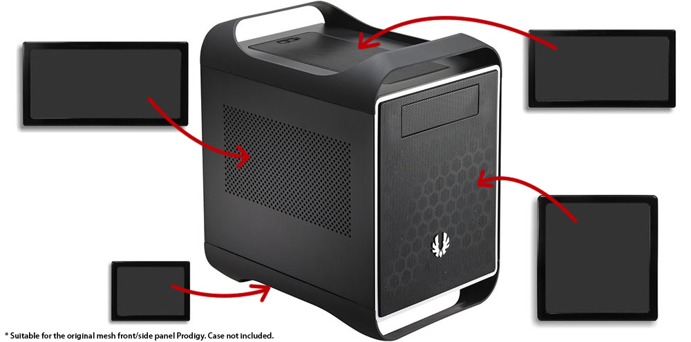 coldzero bitfenix prodigy side panel