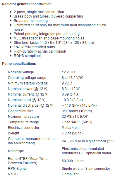 Buy Swiftech MCR320-DRIVE Radiator with Pump [ST-MCR320-DRIVE] | PC ...