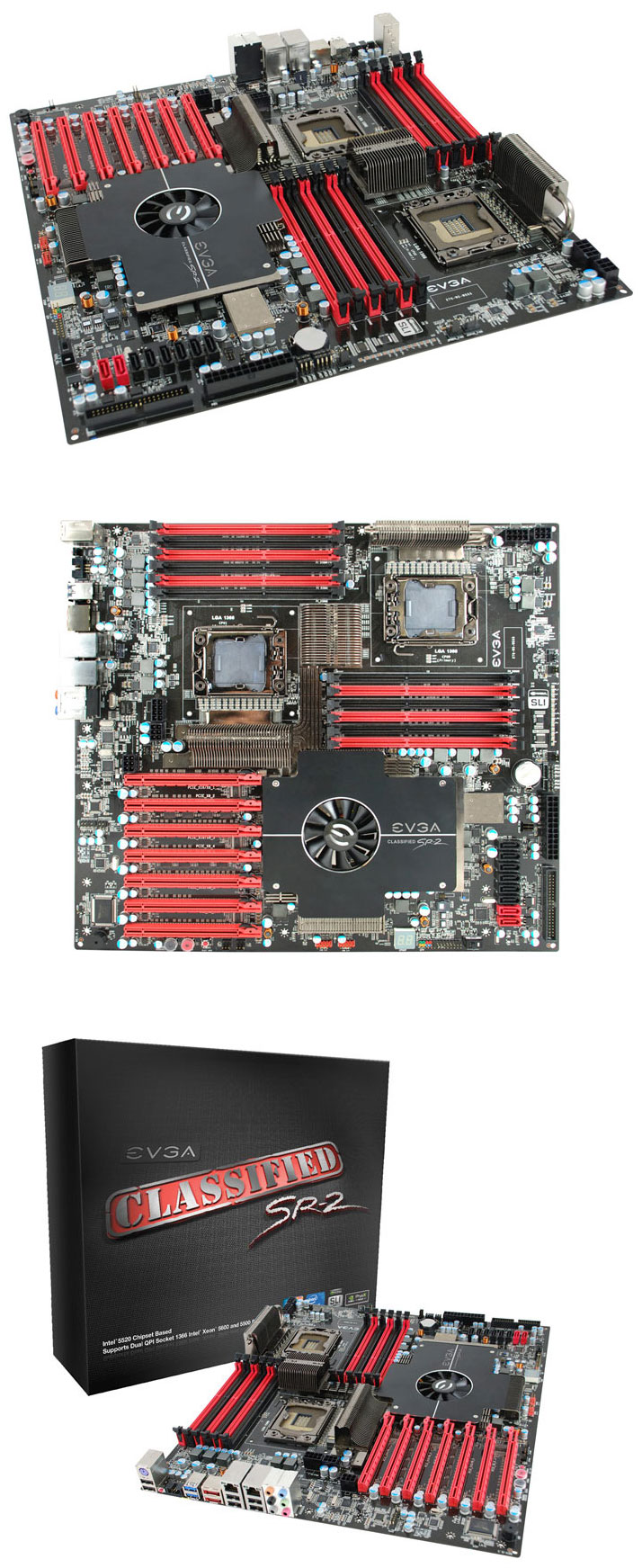 EVGA Classified SR-2 270-WS-W555 セット EVGA Classified SR-2 (Super Record 2) (270-WS-W555-KR